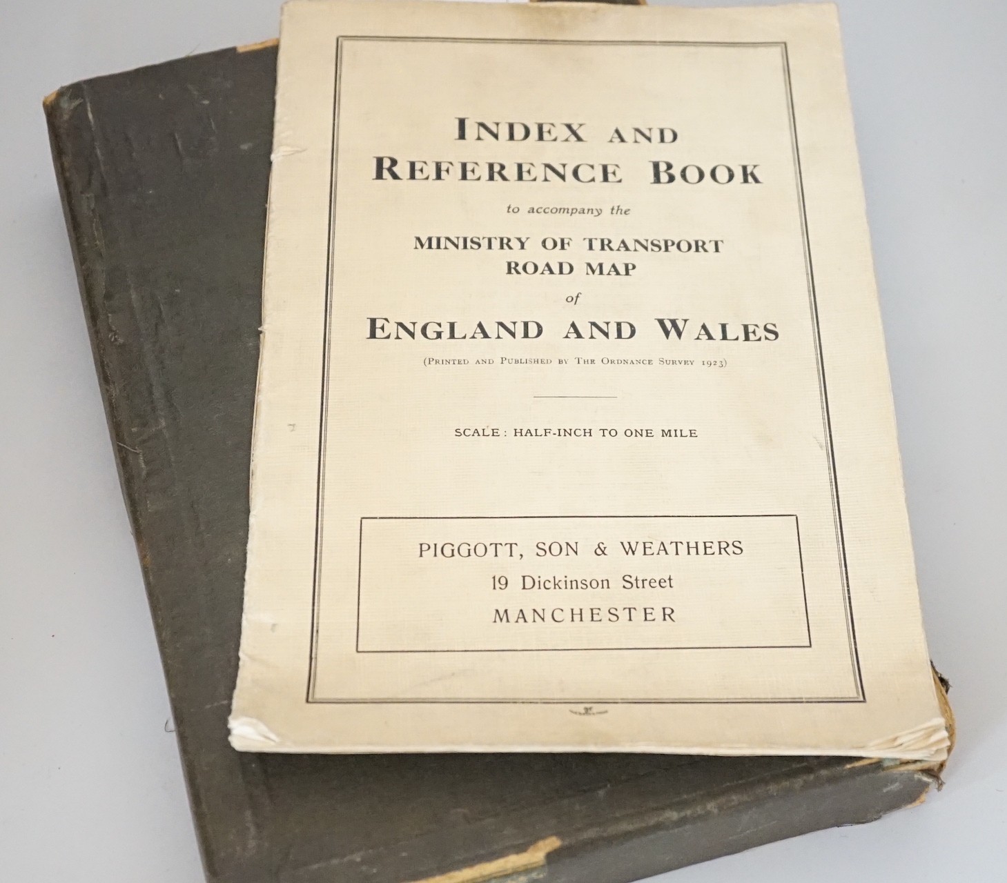 A set of Ministry of Transport maps of England, 1919